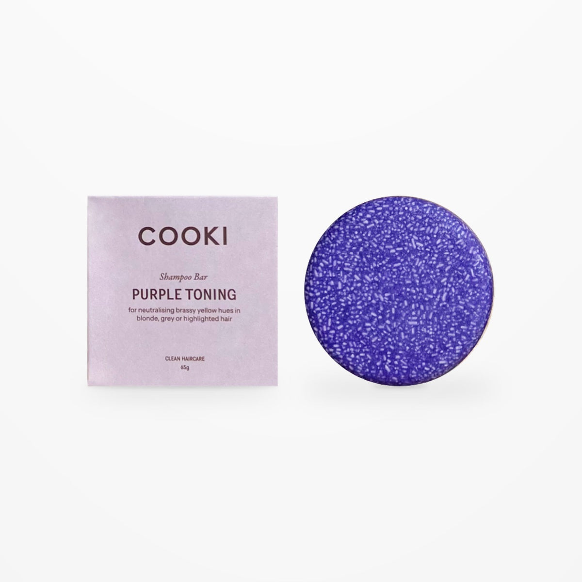 Cooki Purple Toning Shampoo Bar