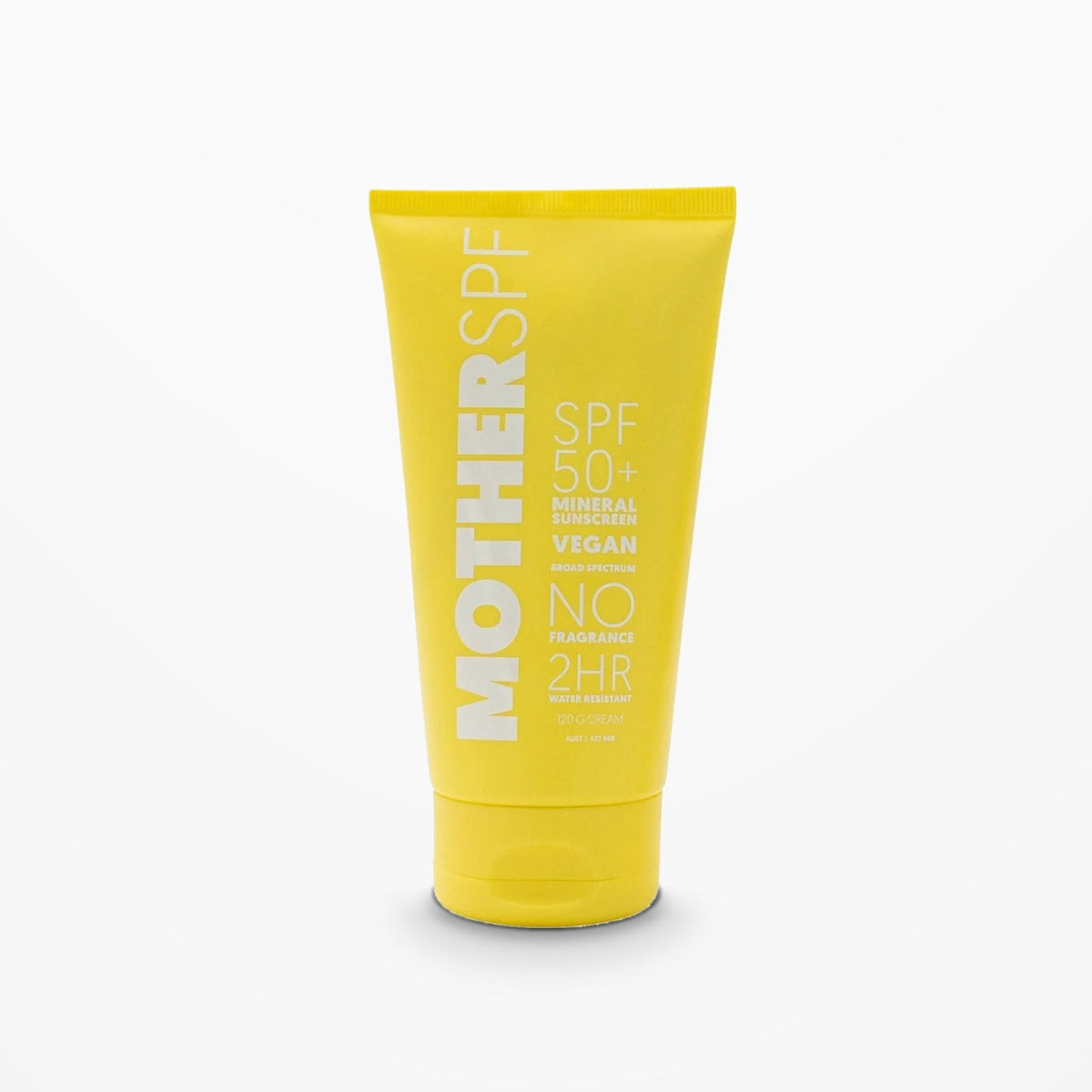 Mother SPF Face & Body SPF50+ mineral sunscreen 120g tube
